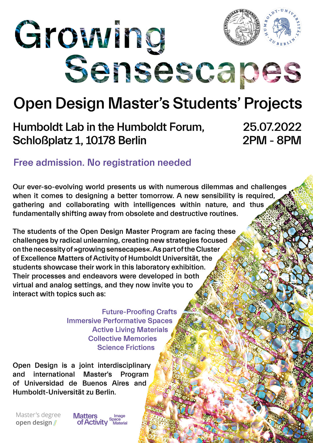 Flyer MOD at Humboldt Lab Event. Copyright: June Audirac
