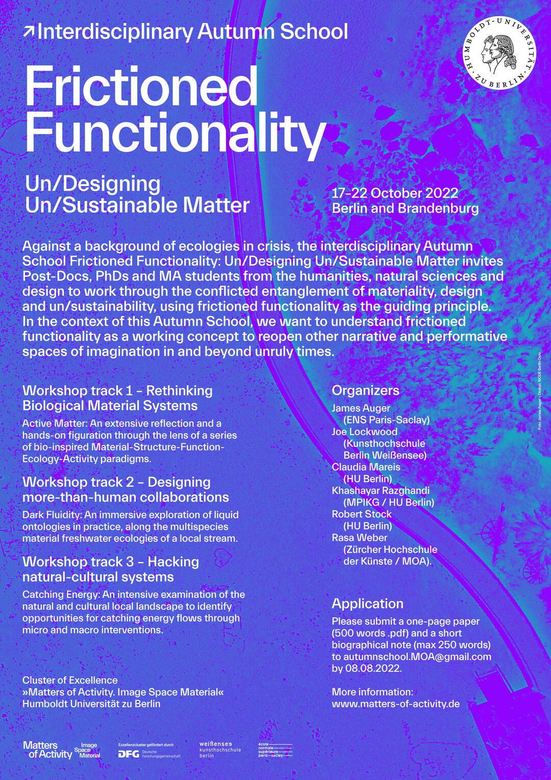 Poster »Frictioned Functionality«. Copyright: Matters of Activity
