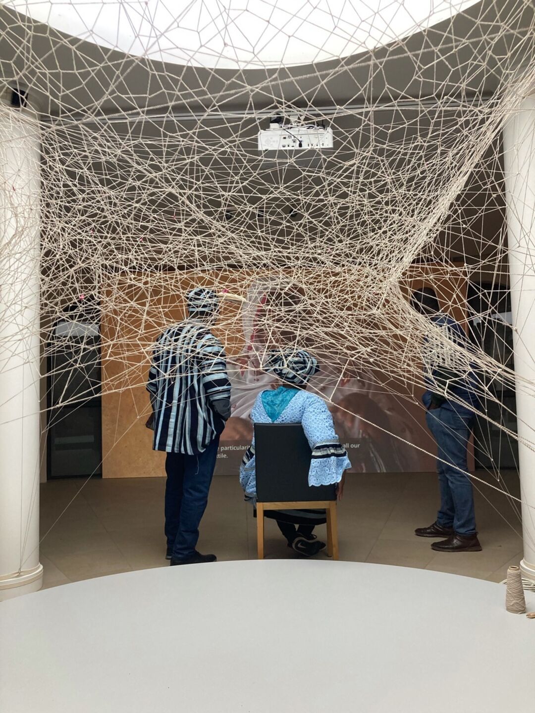 Opening of the exhibition »DAOULA | sheen« at TA T, Berlin, 17 November 2022. Copyright:  Matters of Activity
