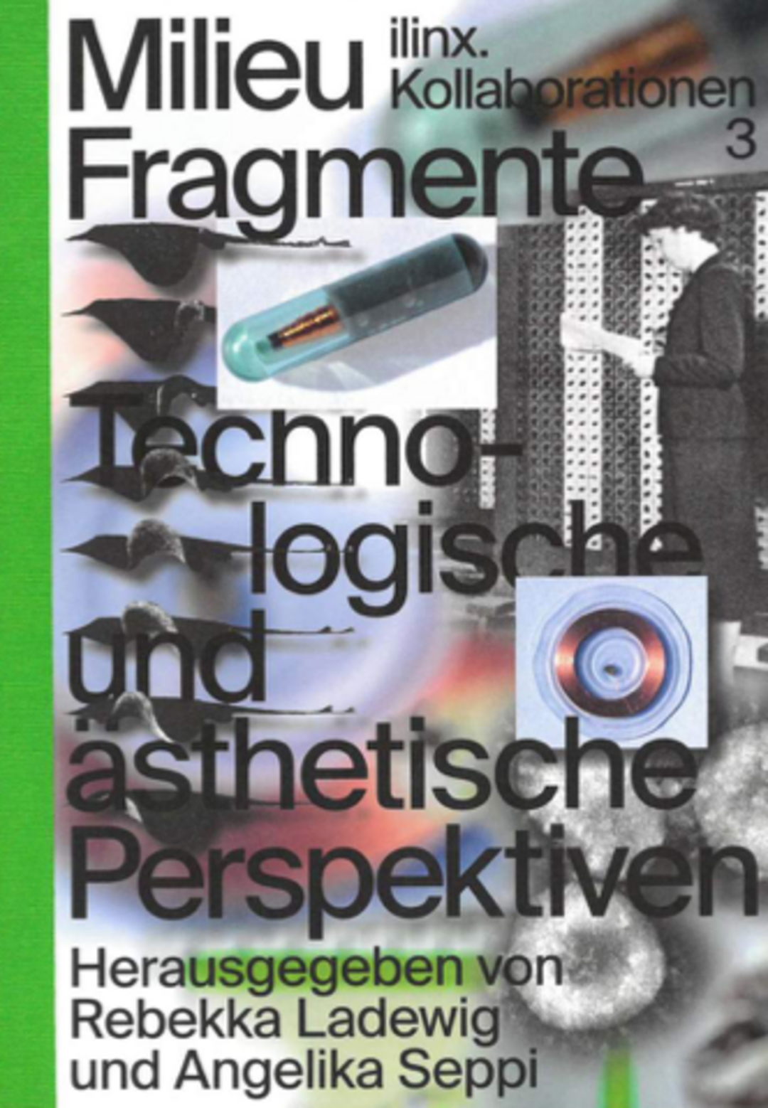 Bookcover »Milieu Fragmente«. Design: Florian Lamm, Sascia Reibel. Copyrigt: Spector Books.
