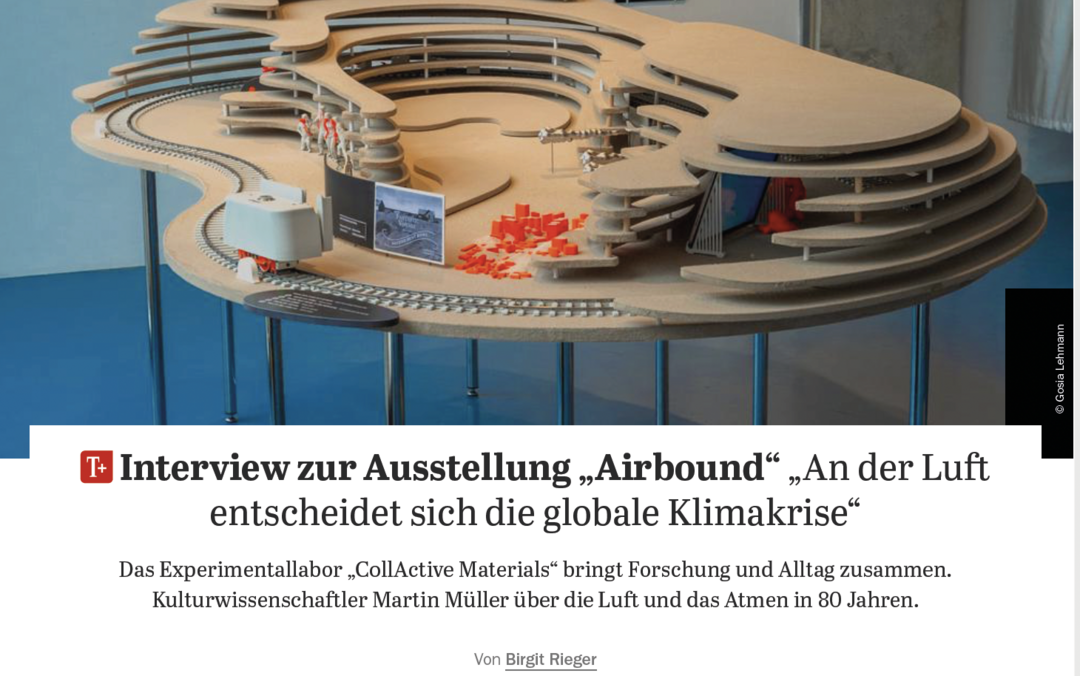 Interview mit Martin Müller, Tagesspiegel, 22. Oktober 2023. Copyright: Tagesspiegel
