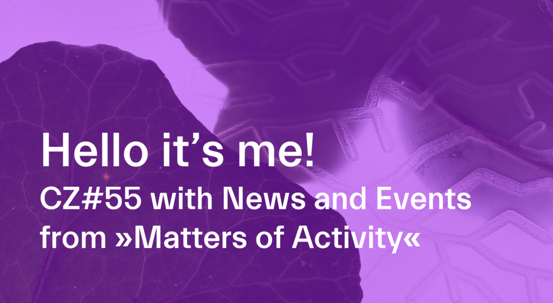 Gestalten mit Cellulose, Wasser und Luft. Copyright: Eva Bullermann, adapted by Matters of Activity
