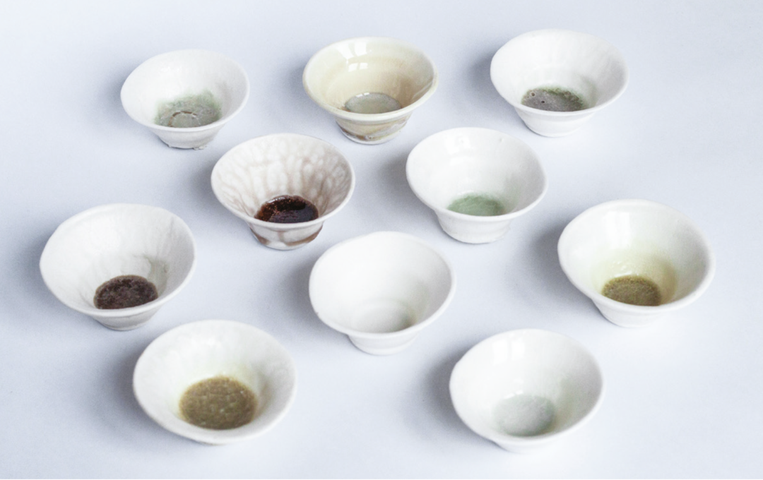 Overview of first results. Charlett Wenig, »Sustainable Tree Bark Objects«, 101
