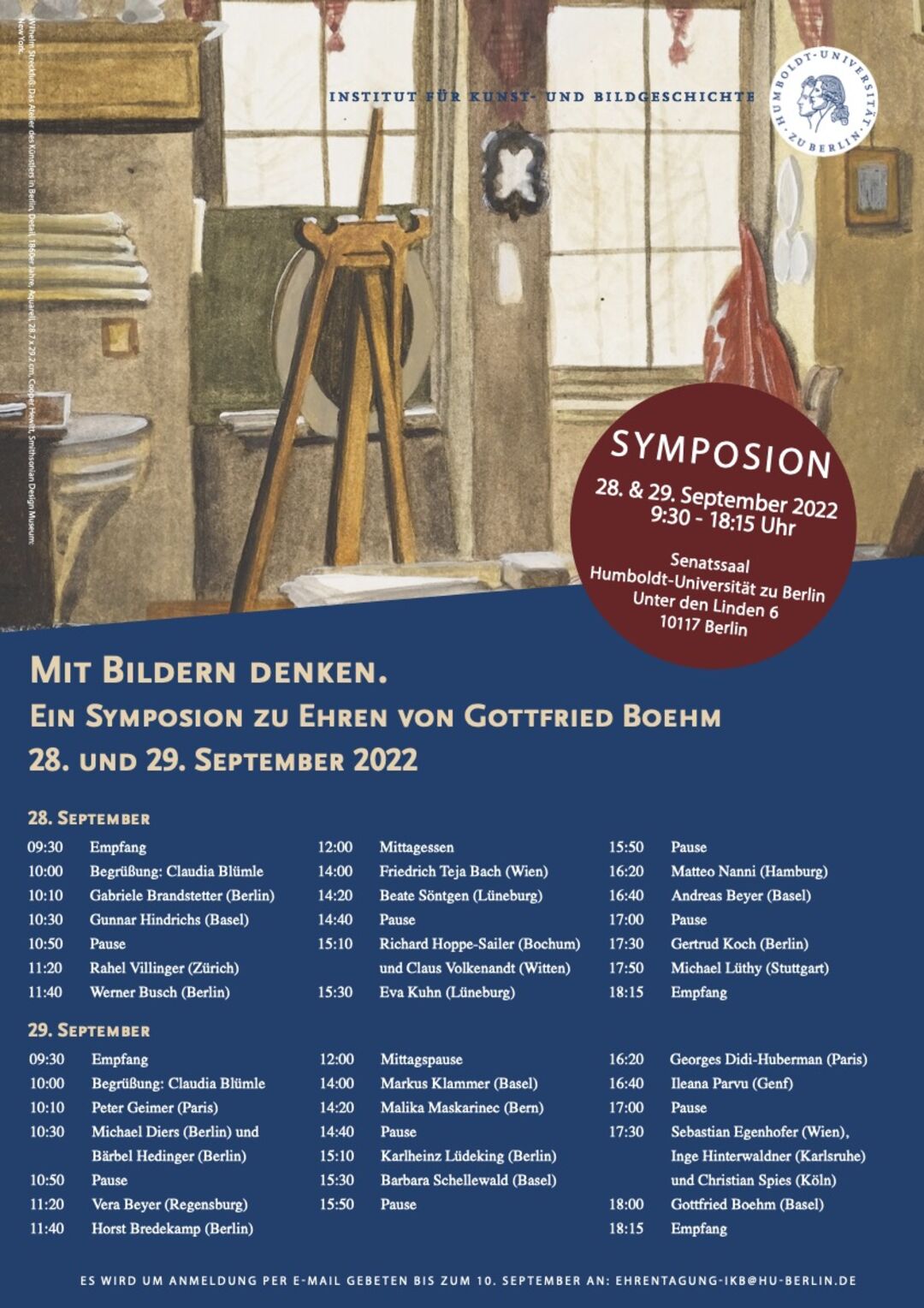 Boehm Symposion 2022. Copyright: Humboldt-Universität zu Berlin
