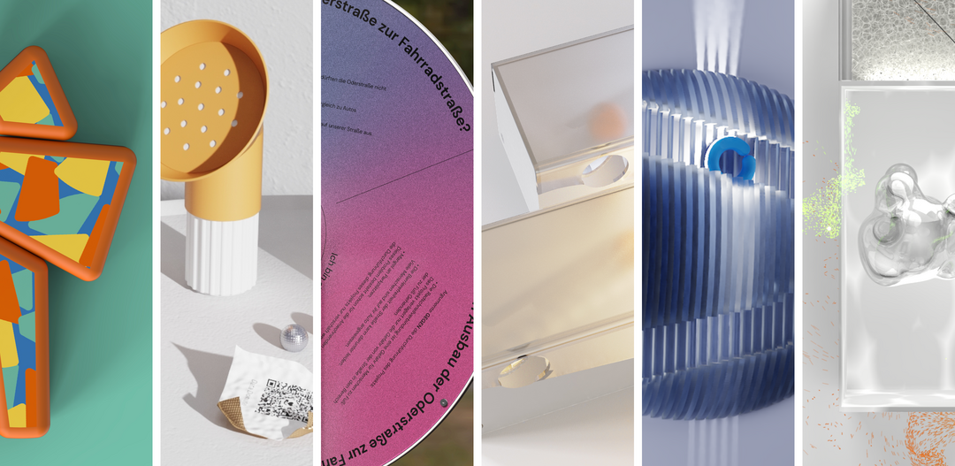 From left to right:

KIM | Milda Benjes, Nik Naumov, Aljoscha Peters, Alexia von Salomon<br />
Doc-U | Anton Wille, Jonathan Rex, Una Preuß, Yiawen Yao<br />
Discus | Antonios Hazim, Johannes Schmidtner<br />
Bubble+ | Sarah Leicher, Ran Zhang, Alpaslan Inceismail <br />
Cookie.Jar | Luis Günther, Benny Christian Henning, Meret Sonnenschein<br />
CO2NLINE | Julia Mellert, Simon Sasse, Youran Song 

Copyright: weißensee school of art and design berlin
