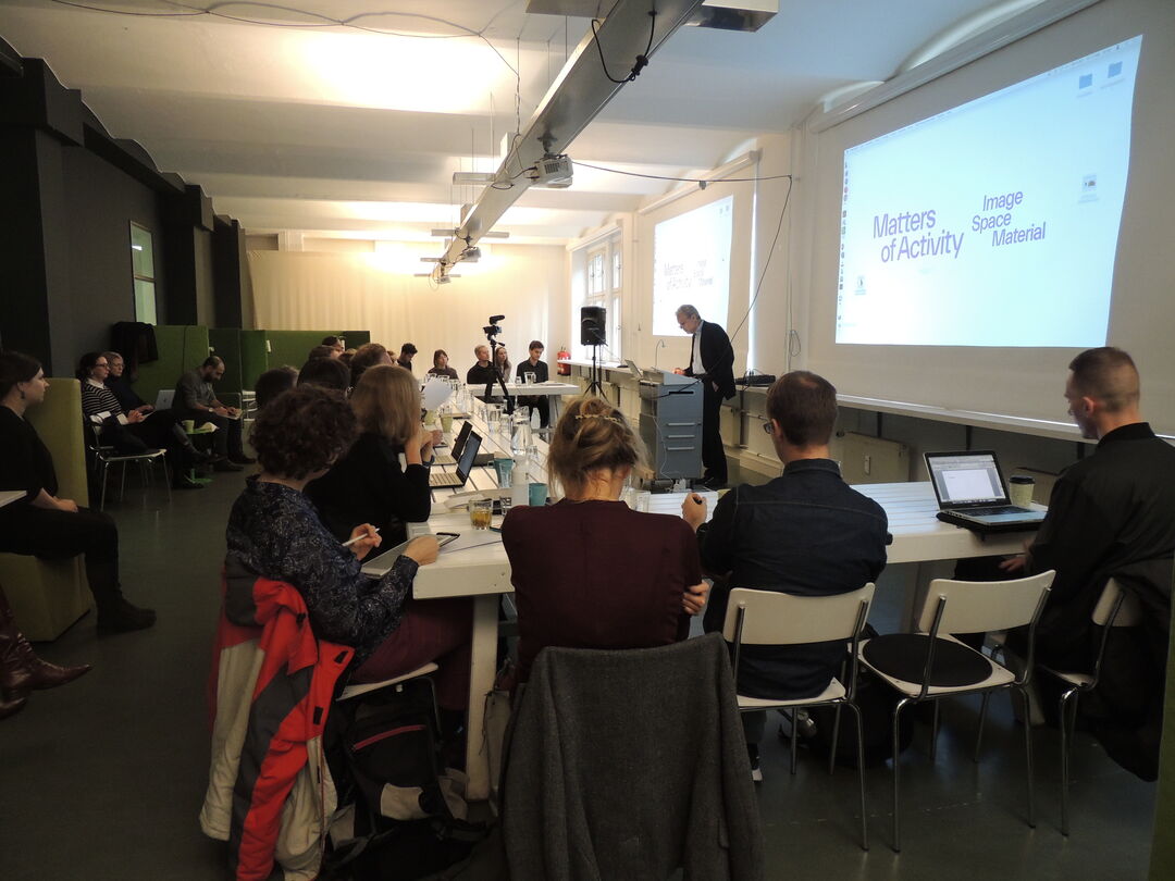 Symposium »On Activity«. Copyright: »Matters of Activity«
