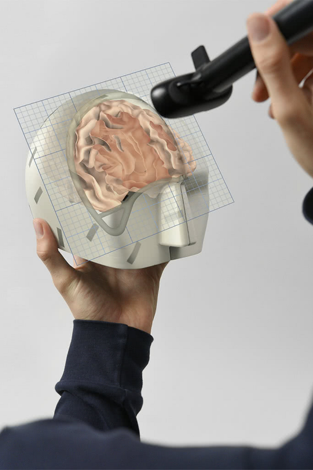 Hybrid Interactions for Neurosurgical Planning. Project Digital Twin. Copyright: Felix Rasehorn
