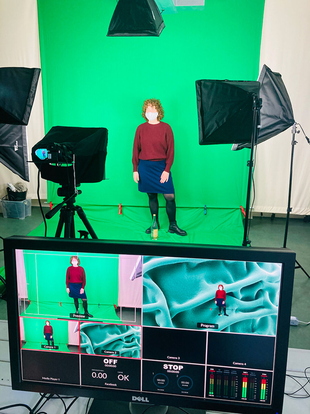 Video production in our green screen studio. Copyright: Matters of Activity
