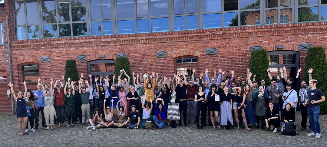 Group foto during the MoA Retreat 2023 at Landgut Stober
