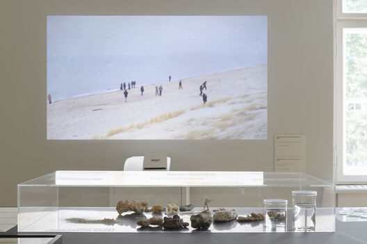 Latent Accumulations, Exhibition, Léa Perraudin, Iva Rešetar, Tieranatomisches Theater, ＿matter Festival 2025. Photo: Michael Pfisterer
