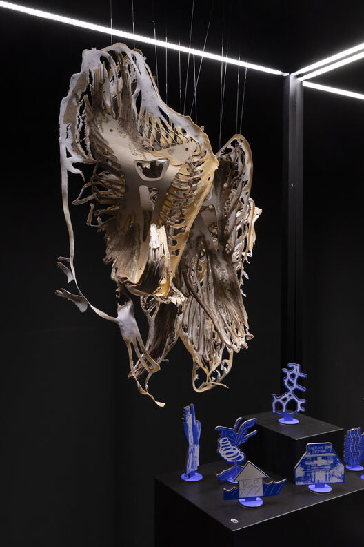 Exhibition »Visiting Material Futures« at Futurium. Copyright: Matters of Activity | Michelle Mantel
