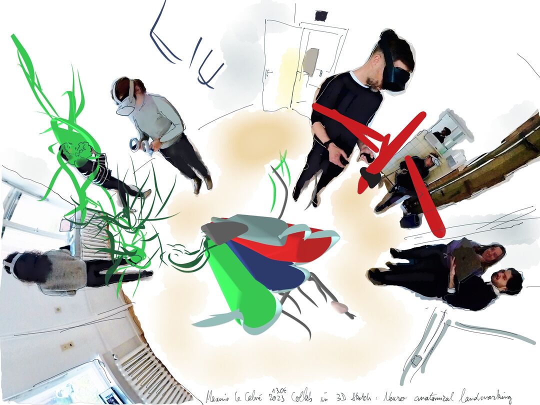 Maxime Le Calvé, Fieldwork Charité, 2022. Copyright: Maxime Le Calvé, Matters of Activity.
