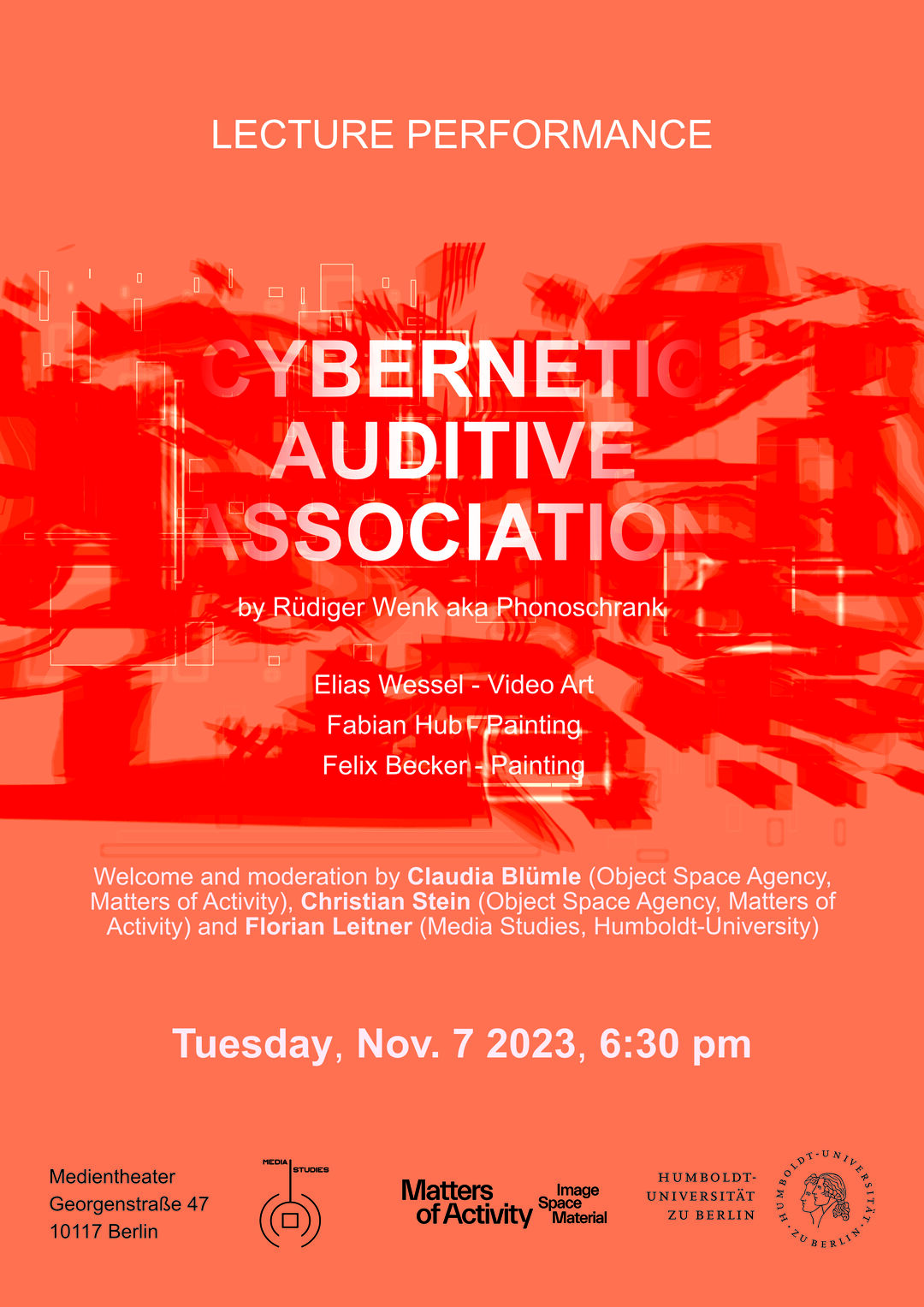 Poster with Abstract Visual Associations. Copyright: Rüdiger Wenk
