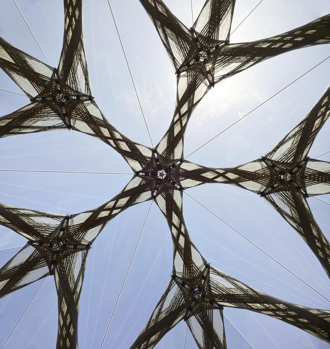 BUGA Fibre Pavilion 2019, ICD/ITKE, University of Stuttgart, Copyright: Roland Halbe
