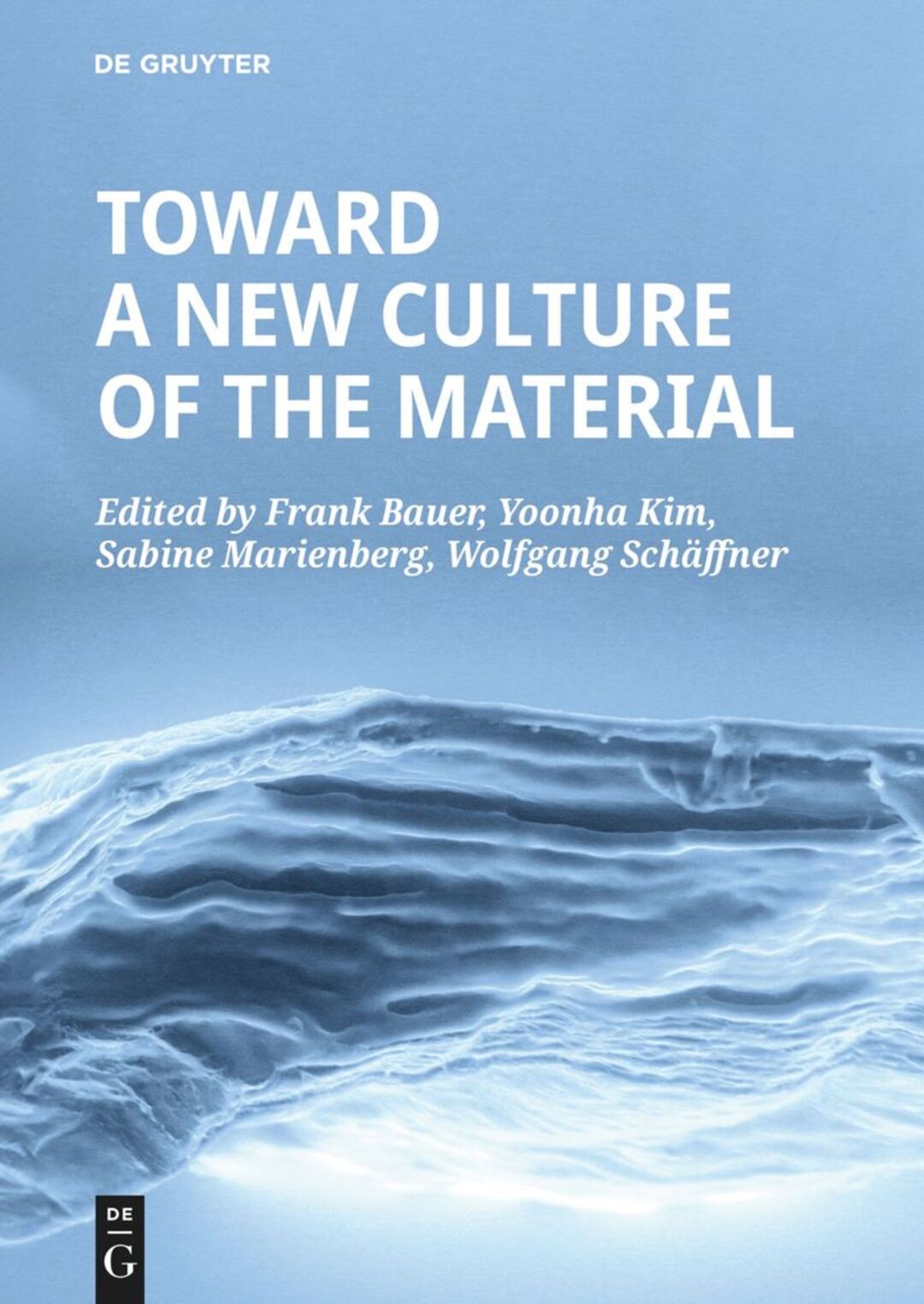 Book Cover Toward a New Culture of the Material, September 2024. Copyright: De Gruyter.
