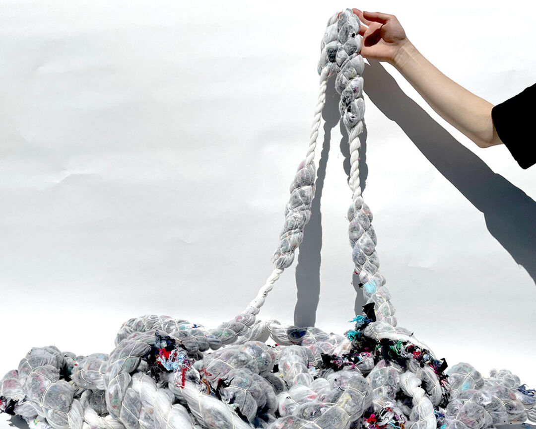 Scaling Fiber: Experimental Yarn. Copyright: weißensee school of art and design berlin
