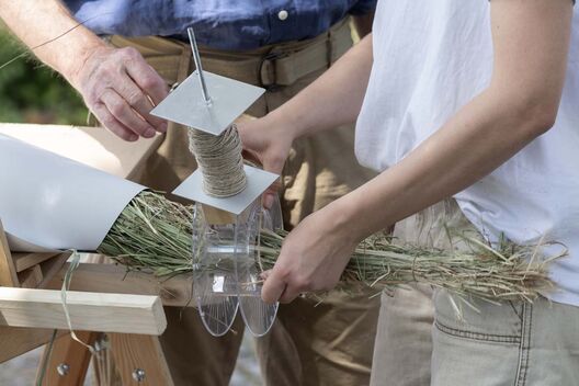 Swamp Things!, Exhibition, Charlett Wenig & Lucy Norris, BHROX bauhaus reuse, ＿matter Festival 2025. Photo: Michael Pfisterer
