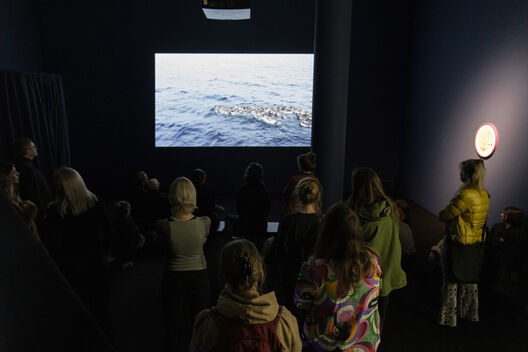 Johtingeaidnu – The Path Within, Exhibition, Emilia Tikka, Oula A. and Leena Valkeapää, Schering Stiftung, ＿matter Festival 2025. Photo: Michael Pfisterer
