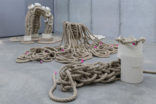 What if the Ocean Were a City?, Exhibition, Rasa Weber, re:future lab, ＿matter Festival 2025. Photo: Michael Pfisterer
